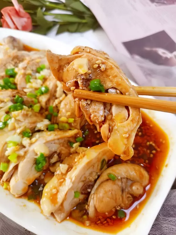 Saliva Chicken Kou Shui Ji Wonglicious Chinese Recipes 
