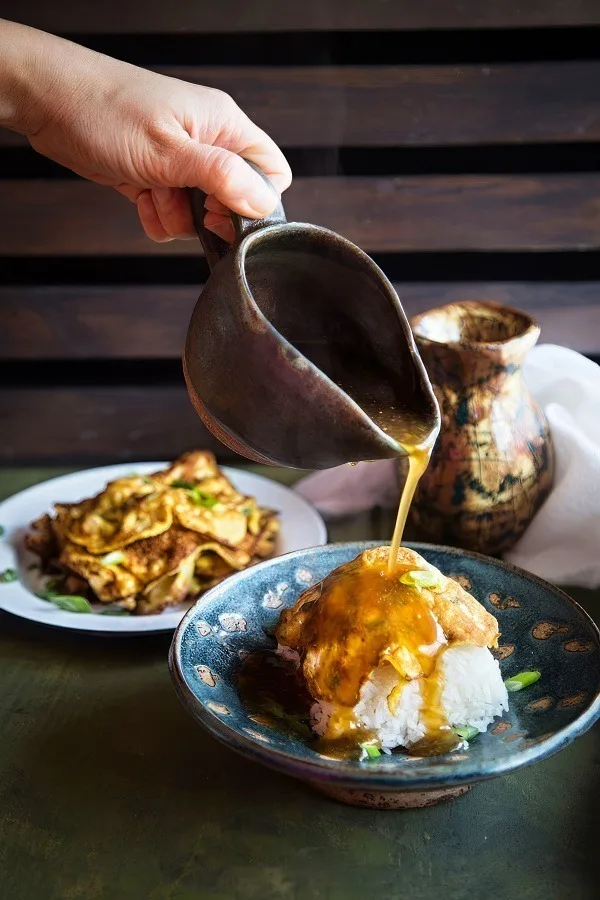 Chinese egg omelet