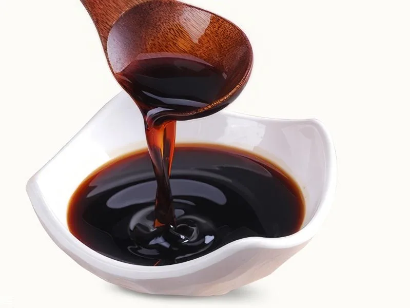 Chinese sweet soy sauce in a jar