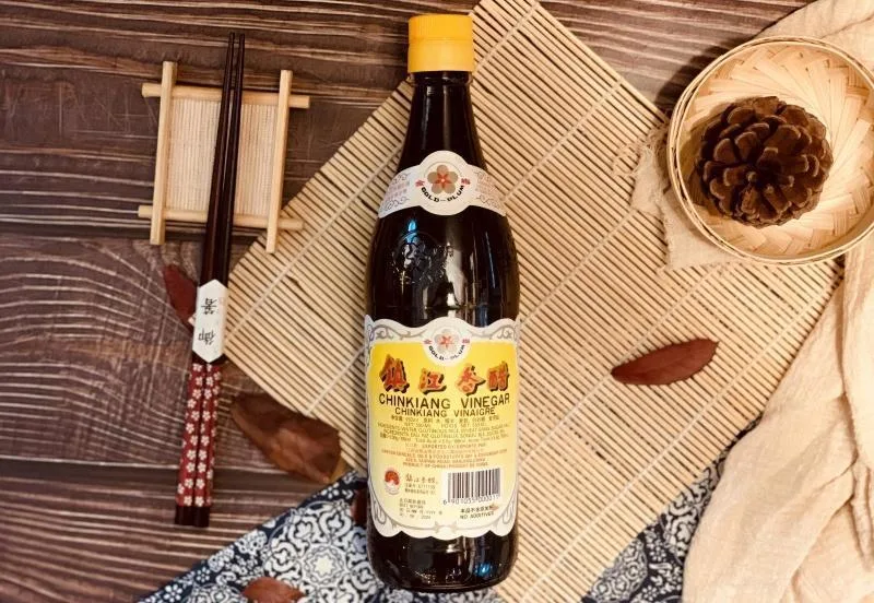 Bottles of Chinkiang vinegar
