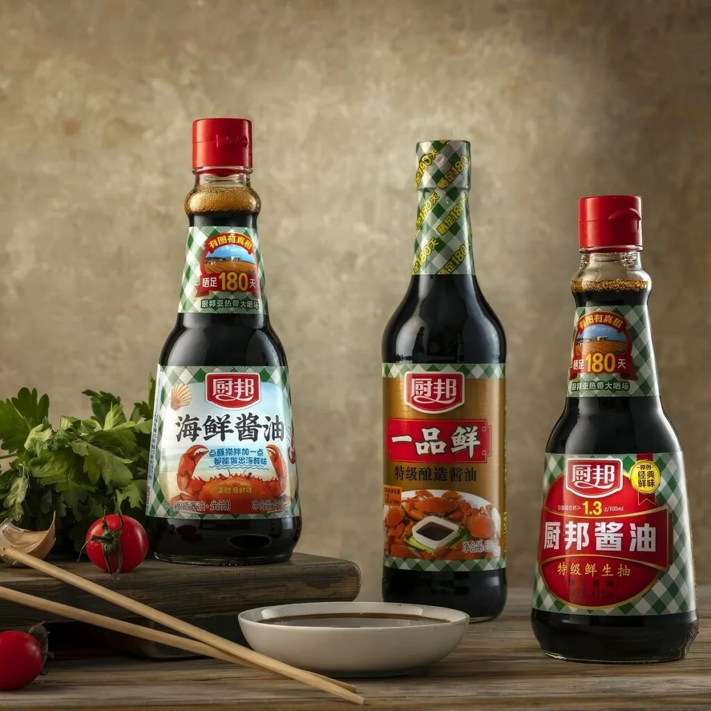 Chubang light soy sauce bottle
