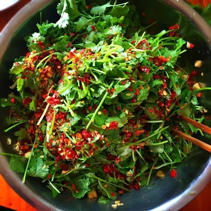 Chopped cilantro