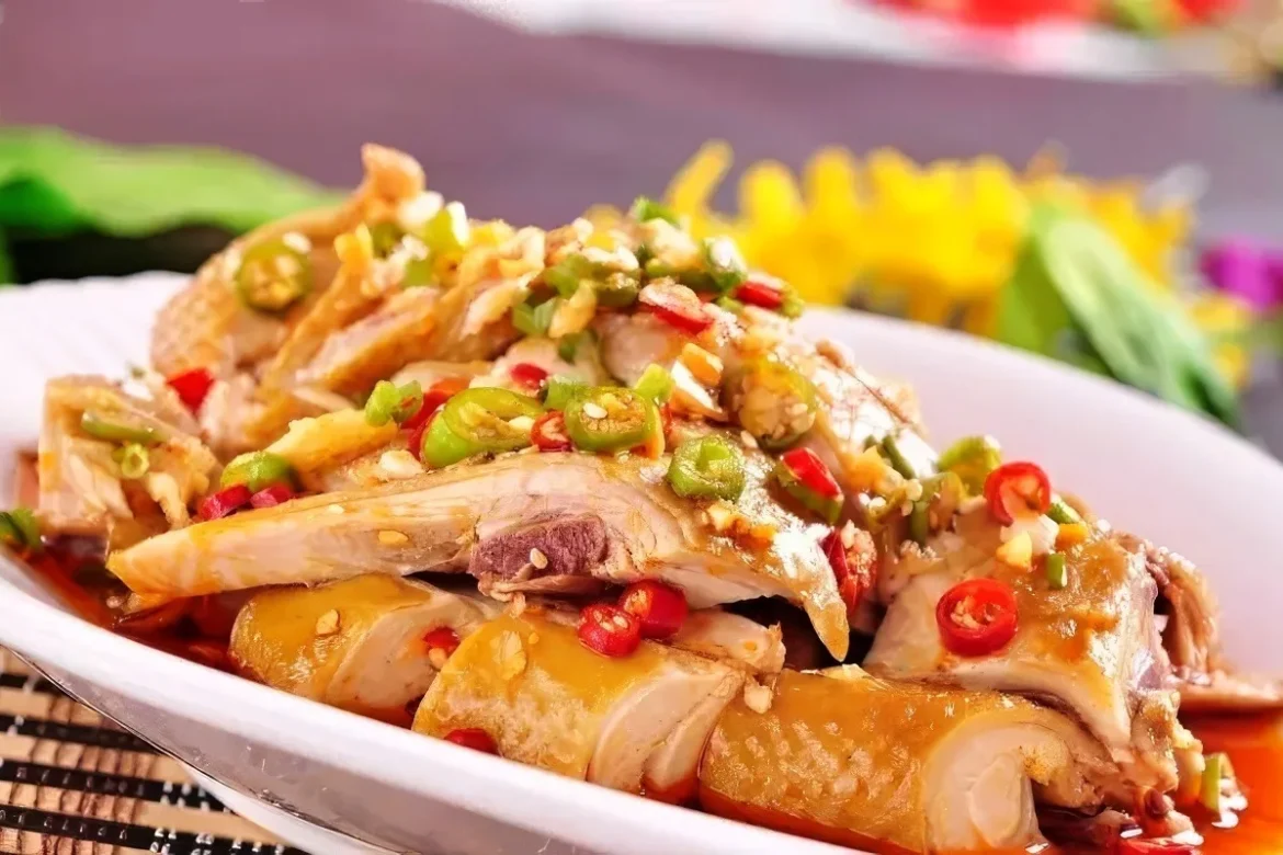 Dong'an chicken – Hunan chicken with chili, ginger and rice vinegar