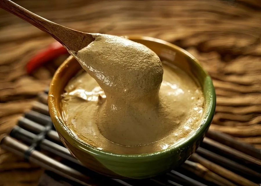 Homemade toasted sesame paste