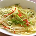 Hot and sour shredded potatoes recipe