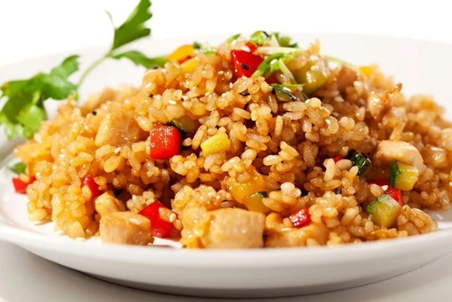 Ji rou chao fan – chicken fried rice