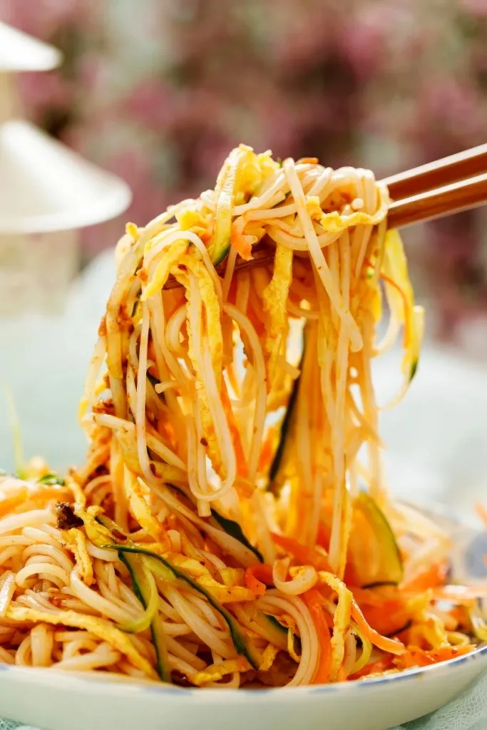Liang mian cold noodles