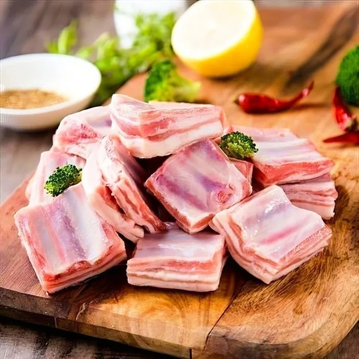 Glazed pork ribs