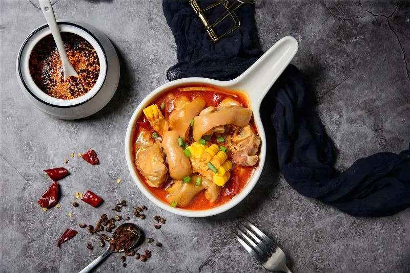 Spicy Sichuan food