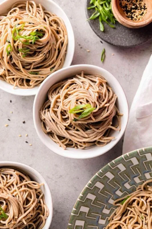 Buckwheat soba noodles